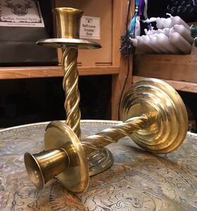 Brass Ritual Candle Sticks Pre-Loved & Used