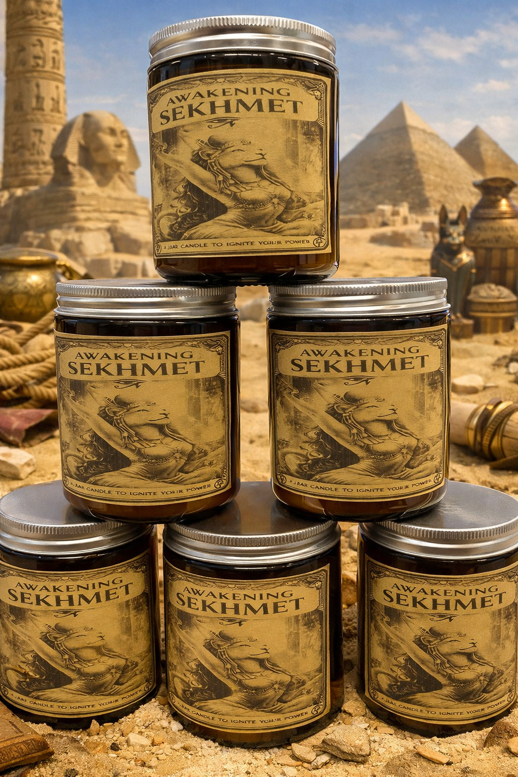 Awakening Sekhmet Candle