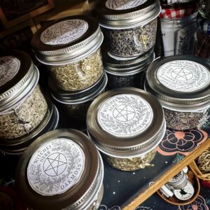 Witches Herbs In A Jar